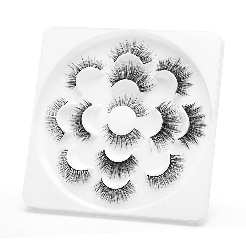 7 Pairs Pure Lashes Chemical Fiber False Eyelashes