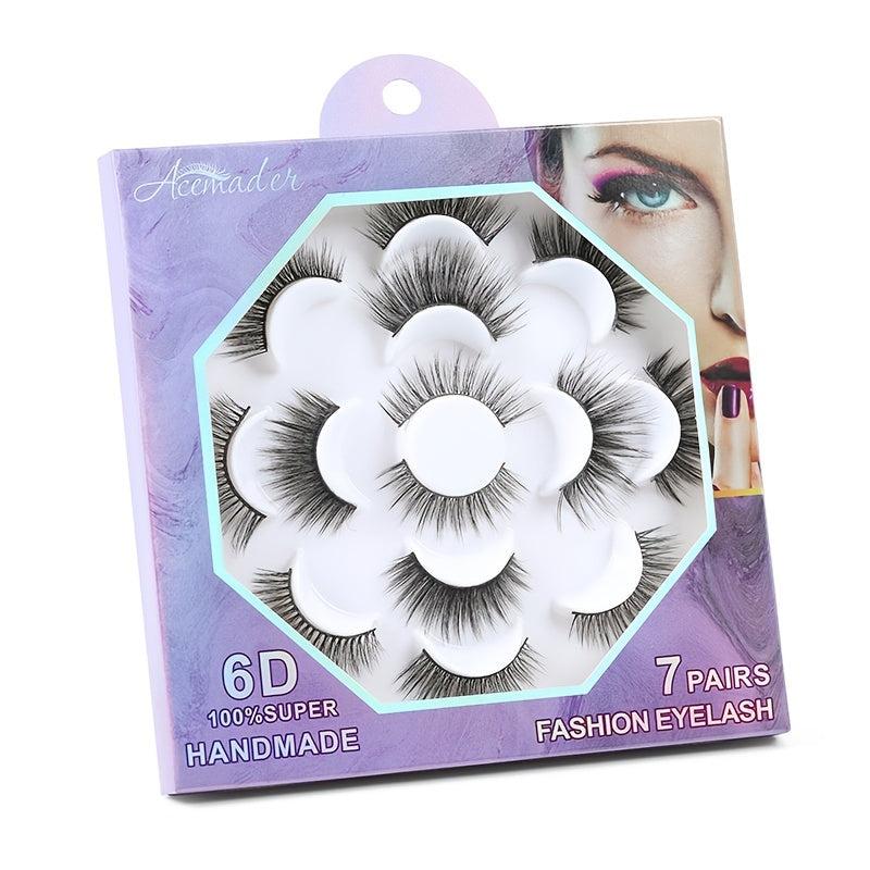 7 Pairs Pure Lashes Chemical Fiber False Eyelashes