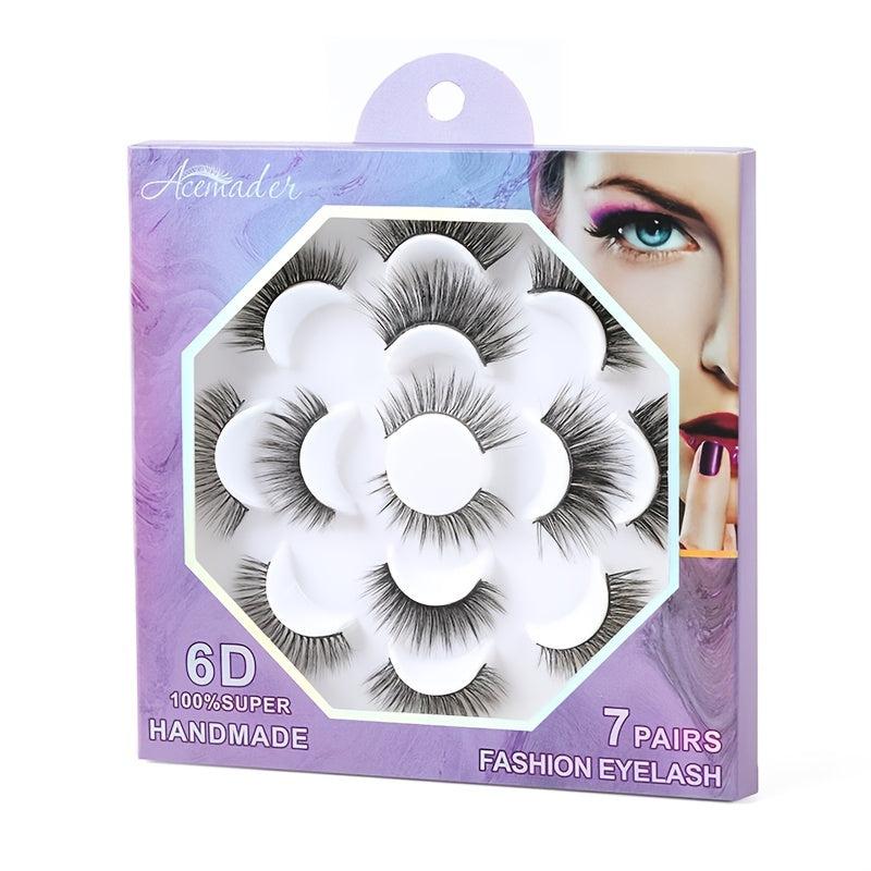 7 Pairs Pure Lashes Chemical Fiber False Eyelashes