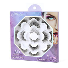 7 Pairs Pure Lashes Chemical Fiber False Eyelashes