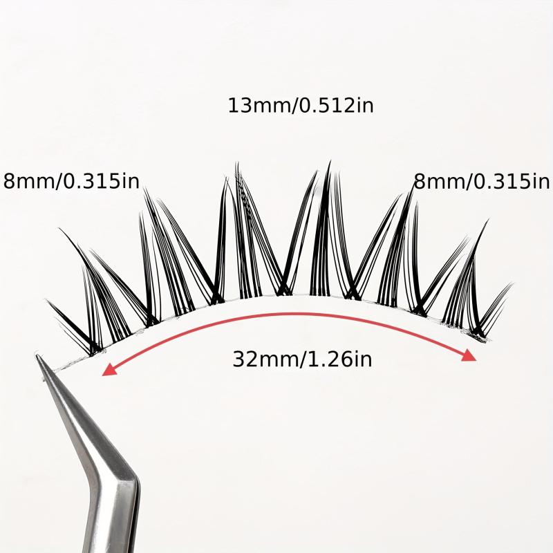 Anime Cosplay False Eyelashes 3D Wispy Japanese Style Manga Lashes