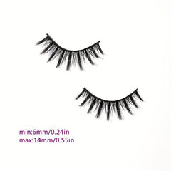 5 Pairs Wispy Fluffy False Eyelashes for Makeup, Dating, Party