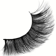 7 Pairs Full Strip Lashes Cluster Like Lashes 17mm Wispy False Eyelashes
