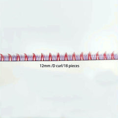Pink DIY Cluster Lashes Eyelashes Band Extension 14 Pcs