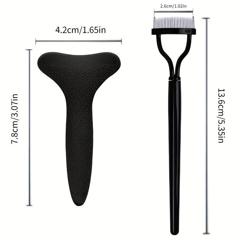 2PCS Eyelash Mascara Guard Separator Tool 2 In 1 Kit Lash Applic