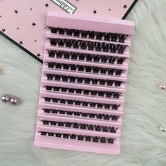 100pcs Mix D Curl Cluster Lashes Individual Lashes Lash Extensions Clusters Lash