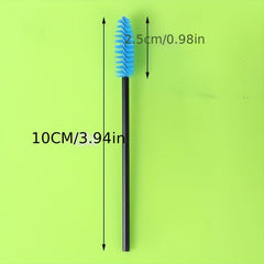 100PCS Eyelash Brush Mascara Wands Kit For Extensions
