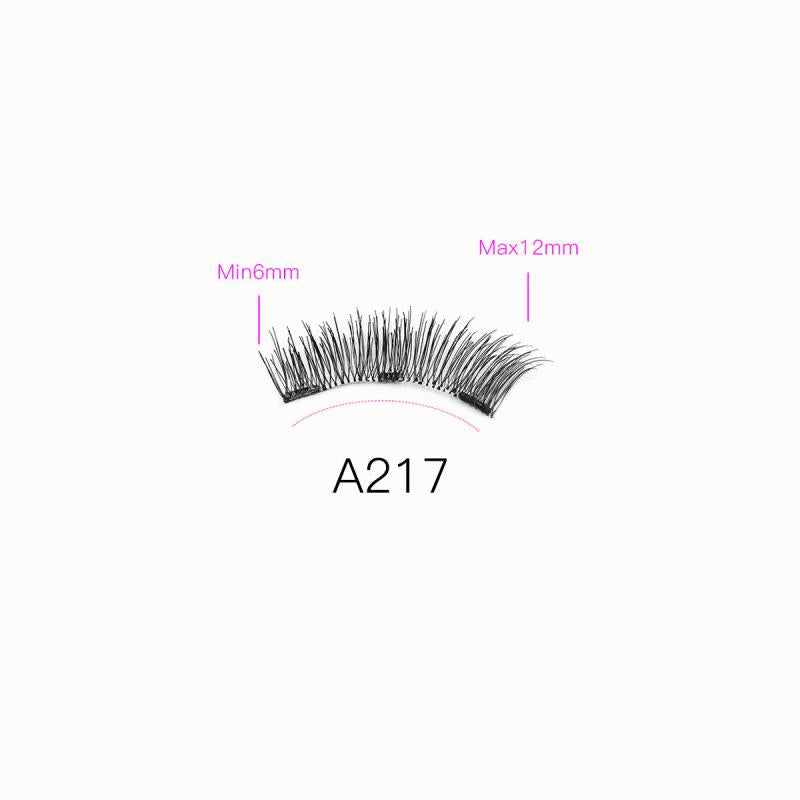 Magnetic Eyelashes & Applicator Tool Kit for Natural Look
