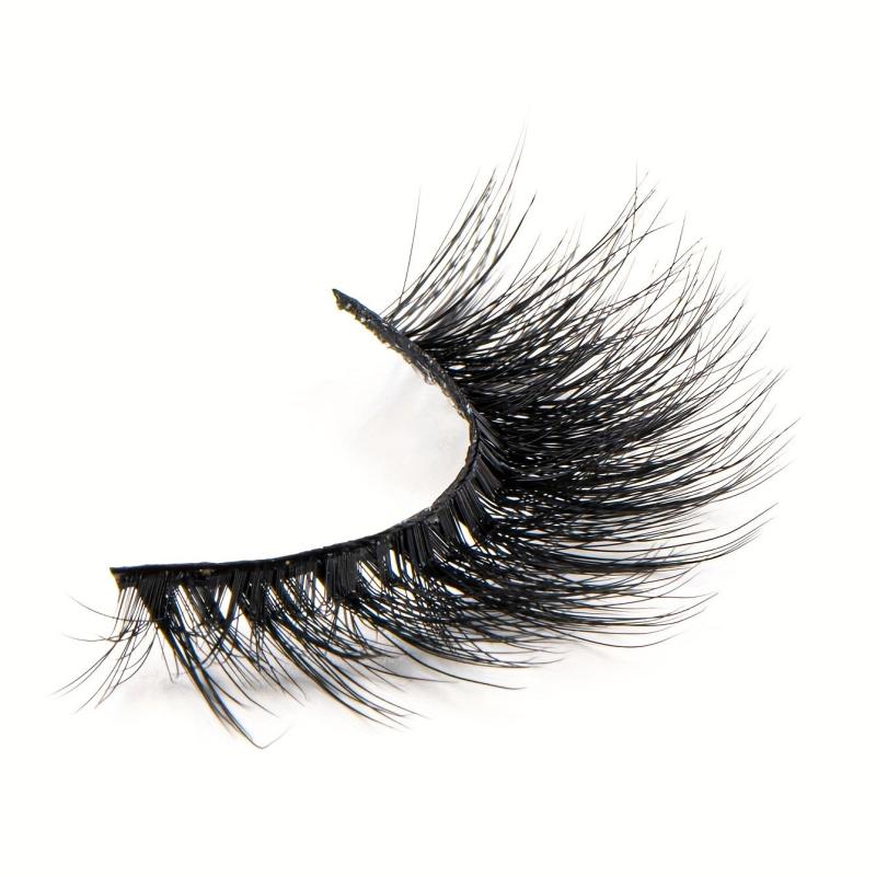 7 Pairs Full Strip Thick Curling False Eyelashes 15mm Fluffy Wispy Daily Lashes