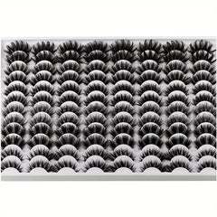 48 Pairs Faux Mink Lashes Wispy Natural Volume False Eyelash Extension
