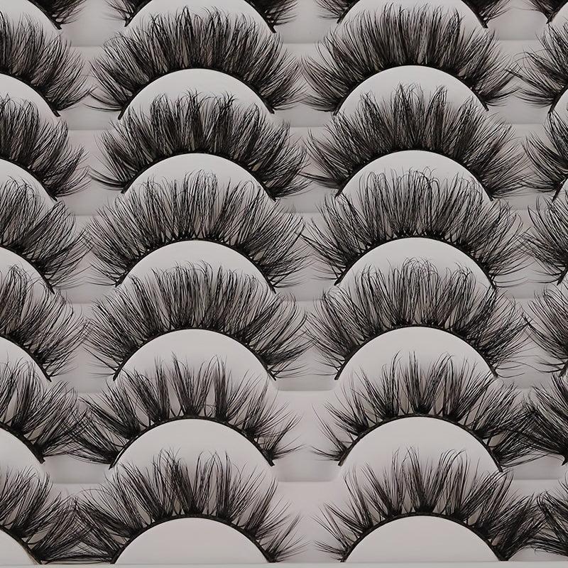48 Pairs Faux Mink Lashes Wispy Natural Volume False Eyelash Extension