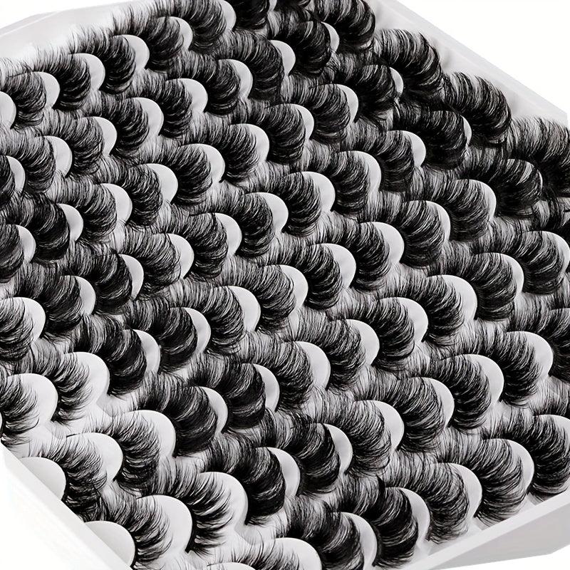 48 Pairs Faux Mink Lashes Wispy Natural Volume False Eyelash Extension
