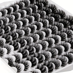 48 Pairs Faux Mink Lashes Wispy Natural Volume False Eyelash Extension