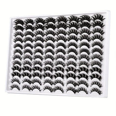 48 Pairs Faux Mink Lashes Wispy Natural Volume False Eyelash Extension