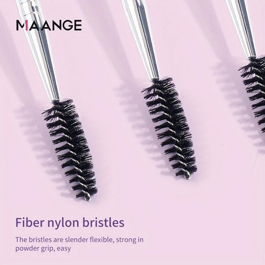 3-in-1 Eyebrow Eyelash Shaper Comb Makeup Brush Set