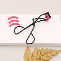 Professional Eyelash Curler with Brush and 3 Silicone Pads