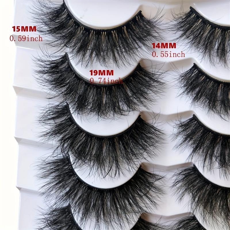 20mm Fluffy Exaggerated False Eyelashes 8D 7 Pairs