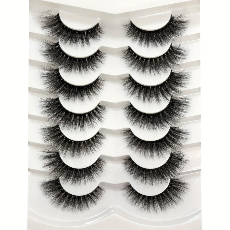 20mm Fluffy Exaggerated False Eyelashes 8D 7 Pairs