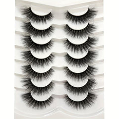 20mm Fluffy Exaggerated False Eyelashes 8D 7 Pairs