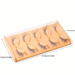 Natural Thick False Eyelashes With Long Bead Fiber