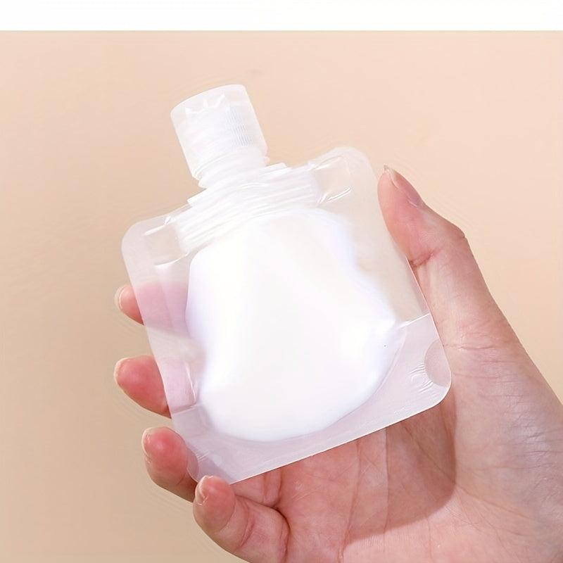 5pcs Makeup Packing Bags Travel Size Refillable Squeeze Pouch