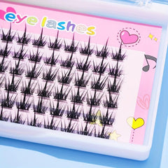 Fairy Style Cluster Eyelashes 6 Lengths 72 Clusters
