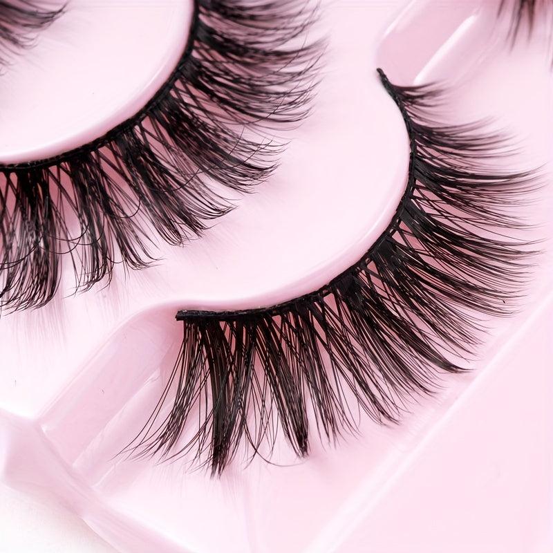 5 Pairs Natural Cross False Eyelashes Eye End Lengthening