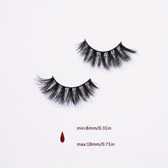 4 Pairs Crisscross Lash Extension 8 18mm Wispy Volume False Eyelashes