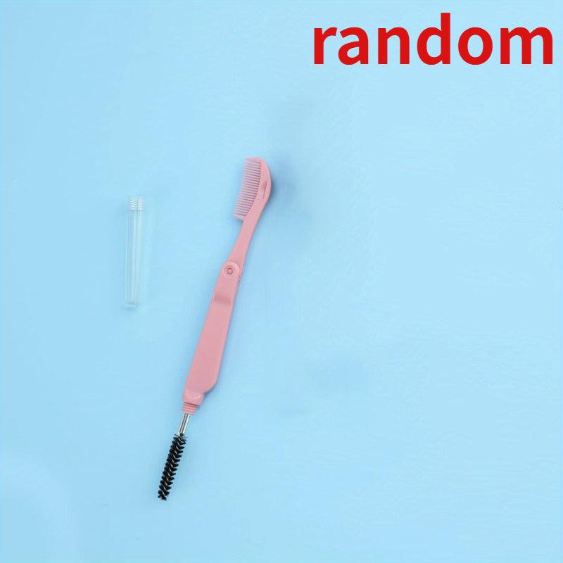 2 In 1 Eyelash & Eyebrow Brush Lash Mascara Separator Comb