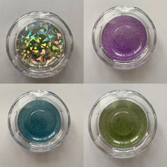 Clear Glitter Eyelash Storage Box with Lash Tray