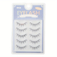 Natural Thick Curling False Eyelashes Soft Stem