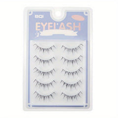 Natural Thick Curling False Eyelashes Soft Stem
