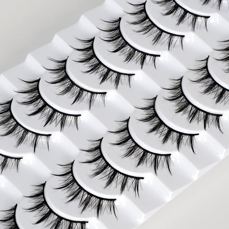 Natural Manga False Eyelashes 14MM Pack 1