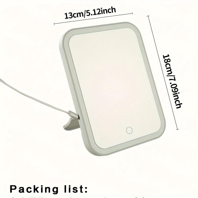 LED Light Vanity Mirror with Foldable Design