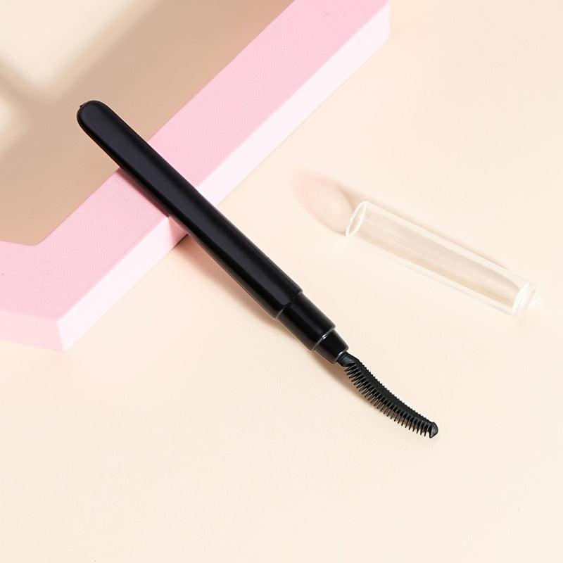 Portable Eyelash Comb with Dust Cover for Makeup Application