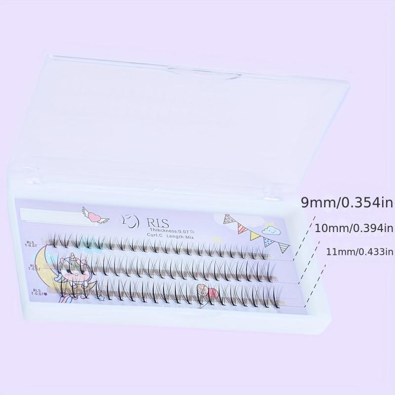 9-11mm Cluster Lashes Simulated Curling Self Grafted Individual Fairy Lashes