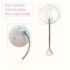 10X Magnifying Suction Mirror with Dimmable LED Light