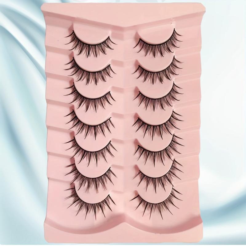 7 Pairs Little Devil Lashes 3D Fluffy Faux Mink Hair Lashes