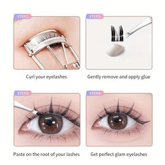 Cat Eye Lashes Dense 0.07mm C Curl Segmented DIY Eyelashes Extensions