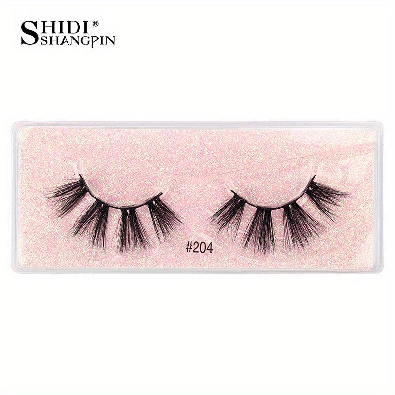 3D Faux Mink Natural Long False Eyelashes - Dramatic Lashes