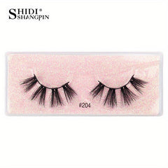 3D Faux Mink Natural Long False Eyelashes - Dramatic Lashes