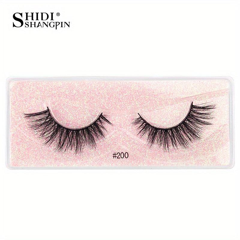 3D Faux Mink Natural Long False Eyelashes - Dramatic Lashes