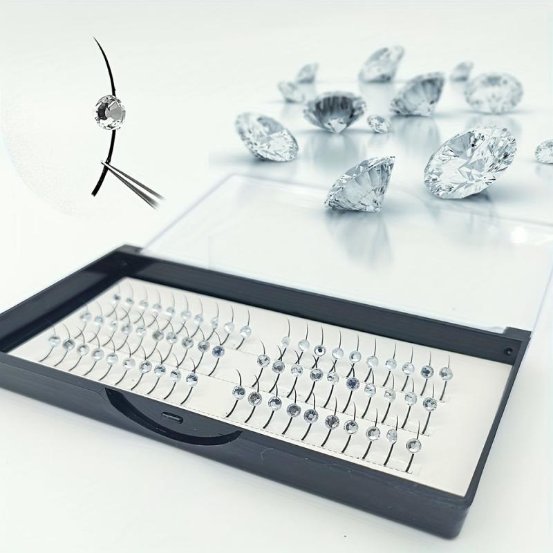 Rhinestone Self Grafting Glitter Lashes for Salon Use