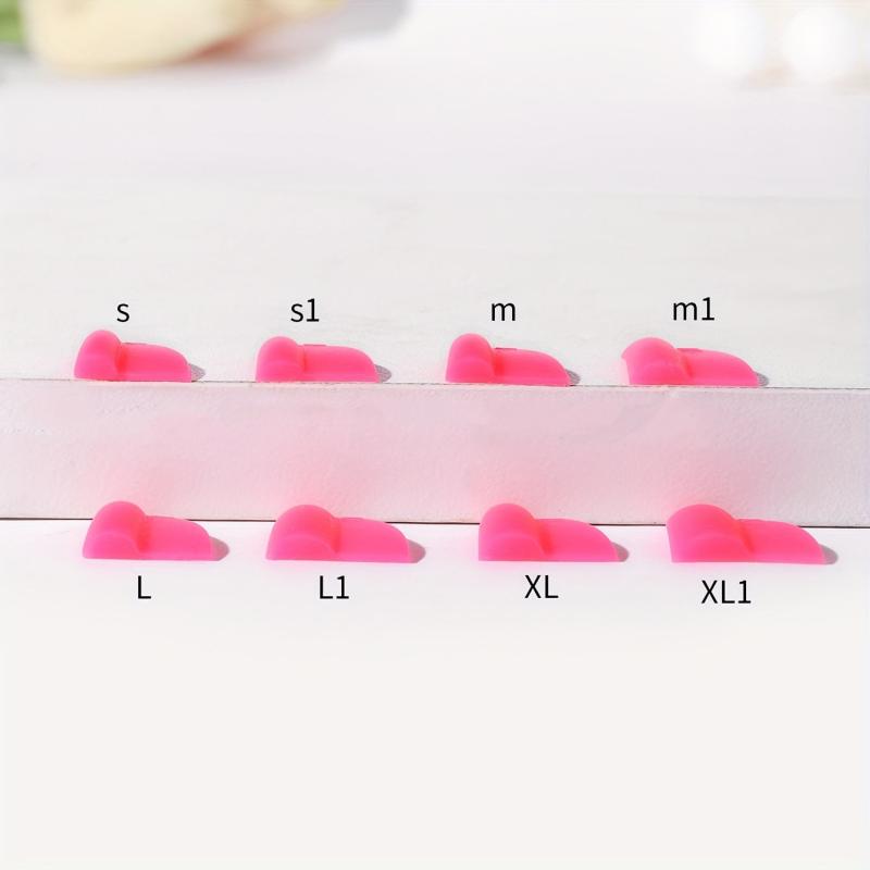 C CURL 8 Pairs Silicone Eyelash Perming Pad Lashes Rods Shield Lifting