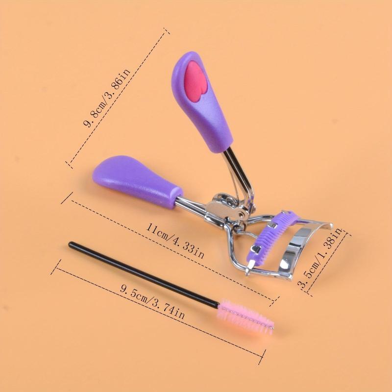 Wide Angle Hearts Eyelash Curler with False Eyelash Comb