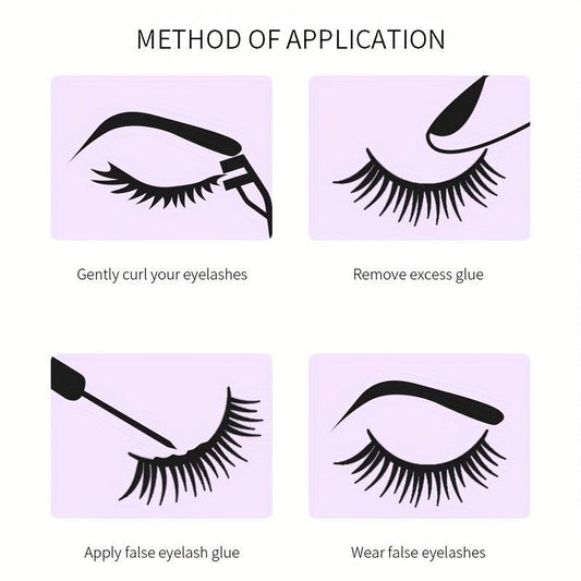 Little Devil Manga Lashes 5 Pairs Self Adhesive Extensions