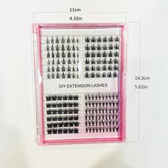 DIY Cluster Lashes XL Size Segmented False Eyelashes Reusable