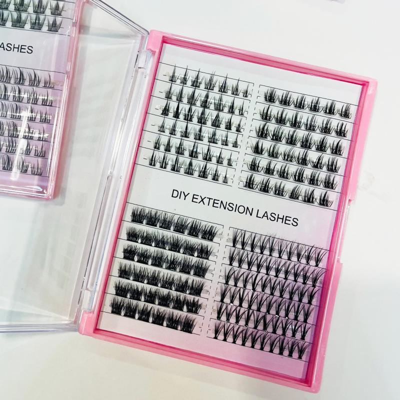 DIY Cluster Lashes XL Size Segmented False Eyelashes Reusable