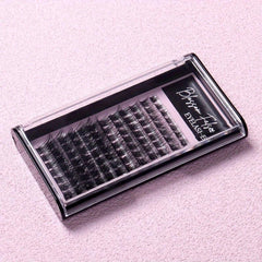 Mixed C/D Curl Lash Clusters 12 Rows