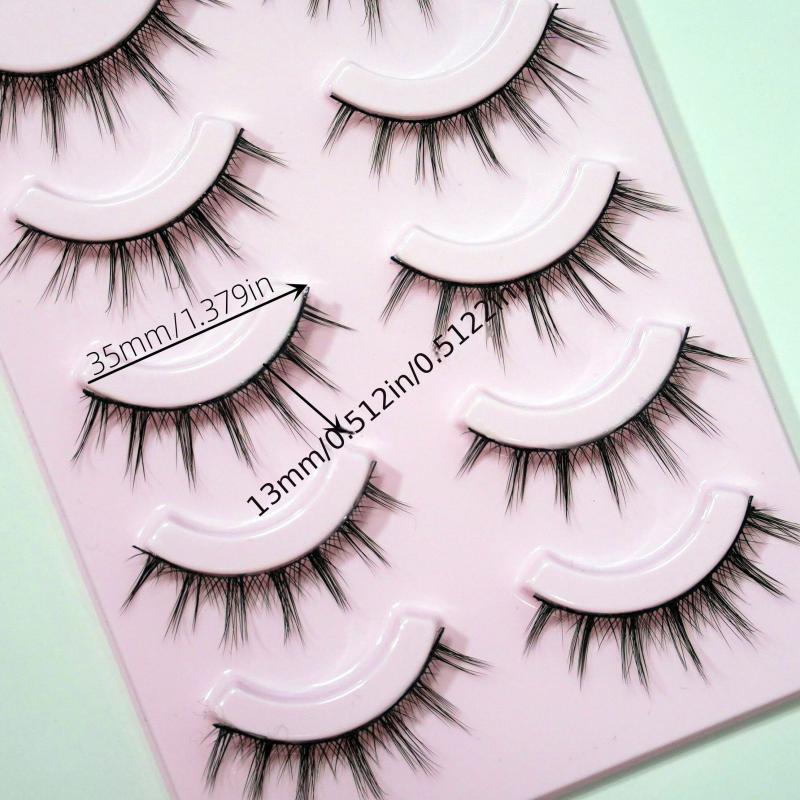 Thick Crossed Lashes False Eyelashes for Big Eye Makeup